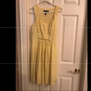 BCBG Beautiful Midi Yellow Dress